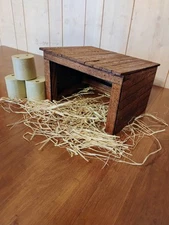 Kids Custom  Handmade Solid Oak Barn