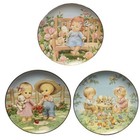 Lot of 3 Vintage 1992 Danbury Mint Blessed Are Ye Collector Plates