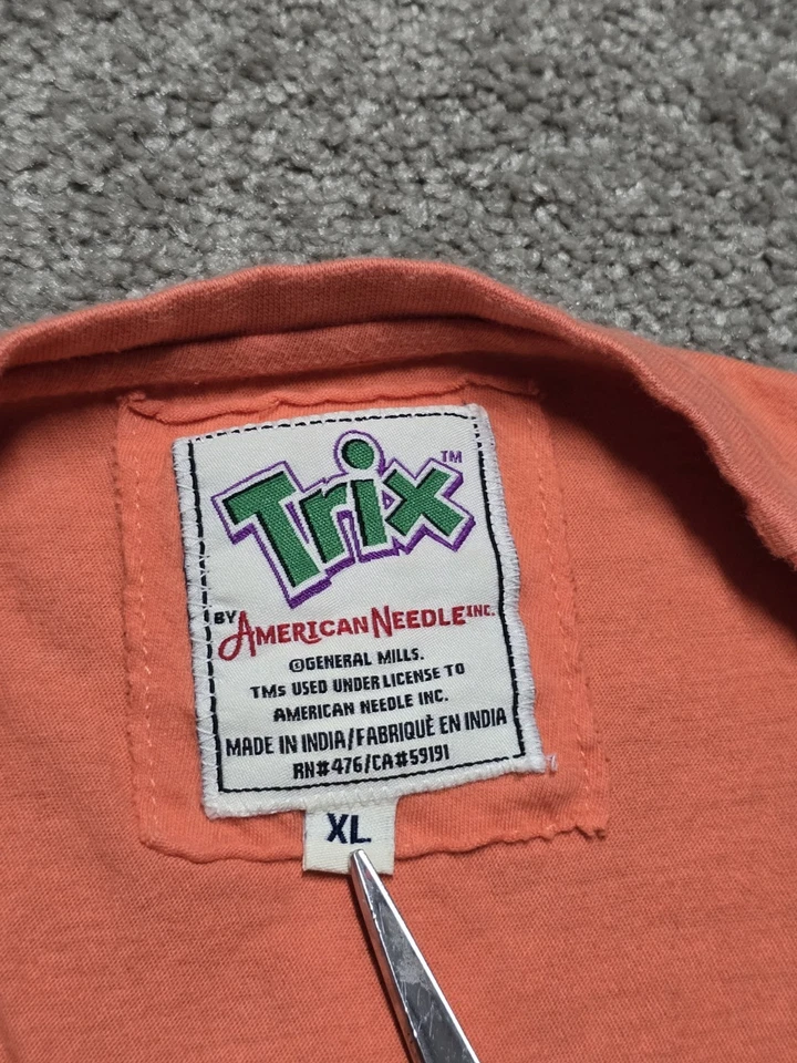 Camiseta Trix Are For Kids Cereal General Mills American Needle Vintage Para Hombre XL Foto 4 de 4