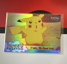 pokemon pikachu's vacation cards Topps The First Movie Playtime Foil Pikachu's Vacation PTX Cards
