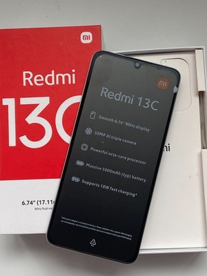 Xiaomi Redmi 13C 5G   256GB  Unlocked   50.0MP Phone 6.74'' Android Tested -NEW