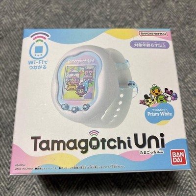 Tamagotchi Uni Prism White Premium Bandai Limited Color from Japan