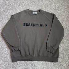 Essentials Fear Of God Crewneck Charcoal Size L Large  0192 25050 0178 003