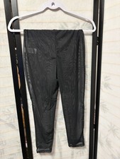 Balera Power Mesh Leggings Dance Pants NIP Black Adult Small SA 4/6 Stretch