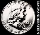1961 Franklin Half Dollar- Silver- Choice Gem Proof Luster- No Reserve #K2895