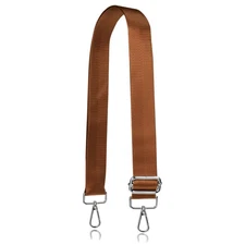 Allzedream Thick Purse Strap Wide Adjustable Crossbody Bag Handbag Brown-