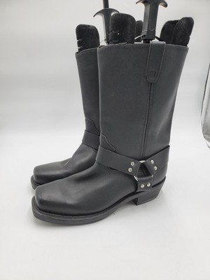 Dingo Motorcycle Harness Black Leather Boots  DI19057 Men's 12 EW