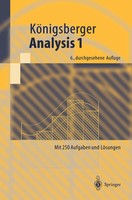 Analysis 1 | Konrad KöNigsberger | Deutsch | Taschenbuch | Springer-Lehrbuch