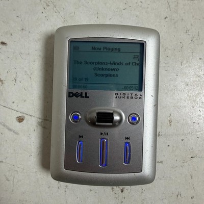 Dell Digital Jukebox DJ 20GB Silver Handheld Portable MP3 Player Model HVD1T