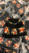Supreme SS25 Crochet Beanie Black Brand New Sealed