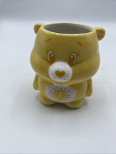 CARE BEARS Sunshine Yellow Bear Figural Ceramic Coffee Mug Cup