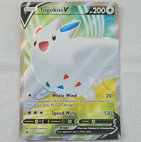 The Pokémon Company Togekiss V 178/185 Swsh04 Vivid Voltage Holo UR ENG 200HP