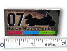 2007 Honda Homecoming Pin Associate Pride Vintage Motorcycle Collectible