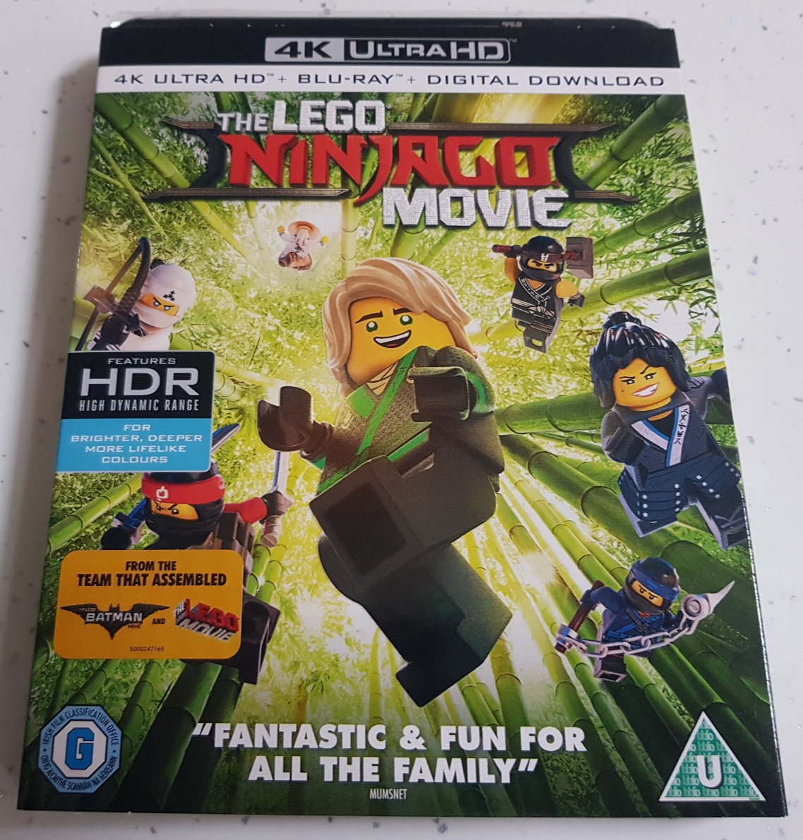 The Lego Ninjago Movie -   4K UHD  Blu Ray -  New & Sealed