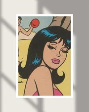 Veronica Smug Portrait Pop Art Archie Comics Wall Art Poster Prints | 4x6 13x19