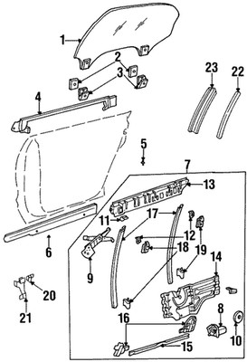 Genuine GM Rear Weather-Strip 25626892