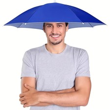 Umbrella Hat Head Mounted Sun Rain Protection Fishing Outdoor