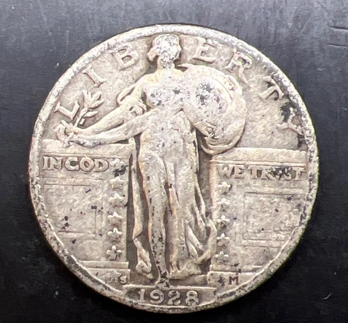 1928 Standing Liberty Quarter AG - 24397