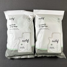 Motif Medical Breast Milk Storage Bags 6oz Single Use 100 count Lot of 2200