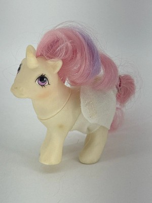 Hasbro G1 My Little Pony Baby Moondancer Unicorn MLP Vintage 1984 White