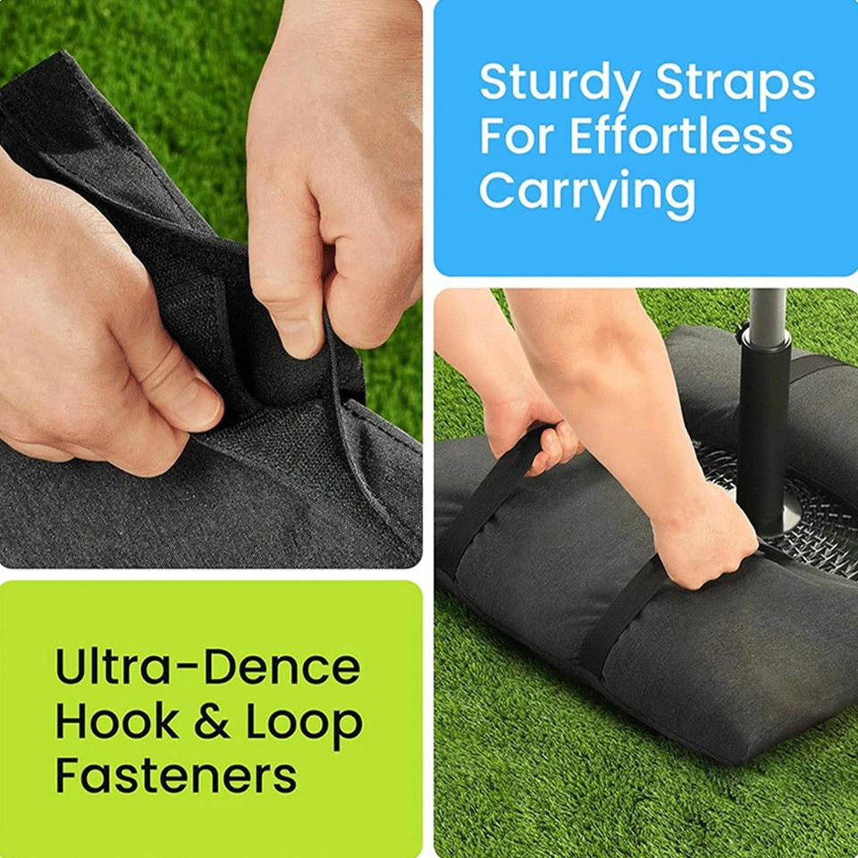 Bolsa de arena de contrapeso de 2 piezas bolsa de arena para estudio fotográfico soporte de luz brazo de pluma Foto 3 de 4