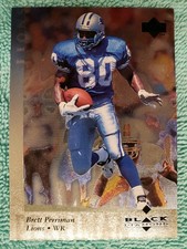 1997 UPPER DECK BLACK DIAMOND BRETT PERRIMAN #11 DETROIT LIONS 