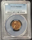 1956 TONED Lincoln Wheat Cent PCGS Proof 66 PR66RB Graded Coin 1C Token Bronze