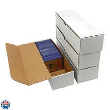 4-Pack • 3200-Count Trading/Gaming Card Box – Fits Toploaders & Sports Cards ...