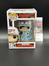 Gaten Matarazzo Signed Stranger Things Funko Pop 424 Dustin Autographed JSA COA