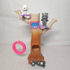 Vintage Kenner~LPS~1995~Clubhouse Kitties Cat Playhouse Friends~4 Cats