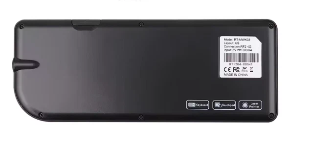 Genuine  2.4G Wireless Mini Keyboard + Touchpad for PC Android TV Box Smart TV - Image 2 of 4