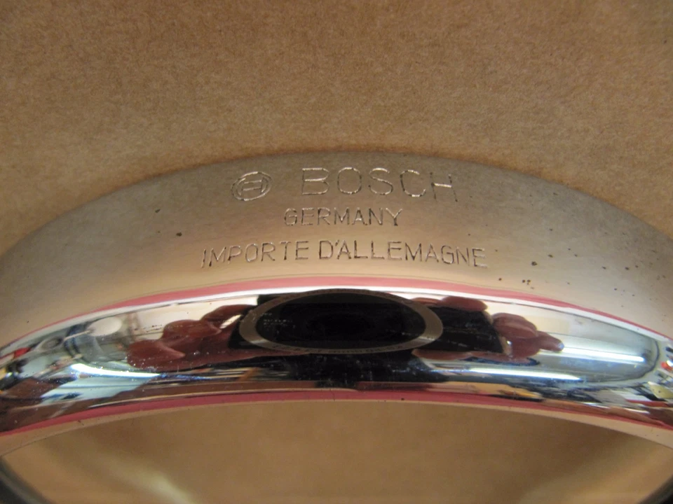 NOS Mercedes-Benz Bosch Script 130 mm luz de conducción llanta bisel 220S 220SE Foto 2 de 4