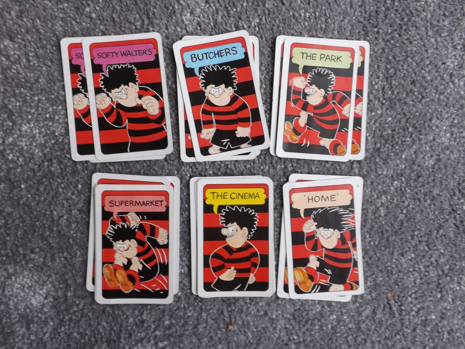 SAOLA DENNIS THE MENACE Vintage Board Game SPARES AND PARTS ONLY NOT COMPLETE GAME