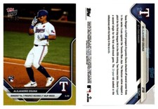 Alejandro Osuna RC Texas Rangers 2025 MLB Topps NOW Card 218 Gold Foil 16/50