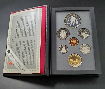 Canada 1993 Royal Canadian Mint Double Dollar Proof Coin Set COA