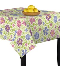 Pastel Floral Signature Square Tablecloth Assorted Sizes