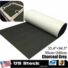 EVA Foam Boat Decking Sheet Marine Flooring Carpet | Charcoal Gray Nonskid