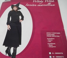Womens Witchy Witch Halloween Costume Size Medium 8-10