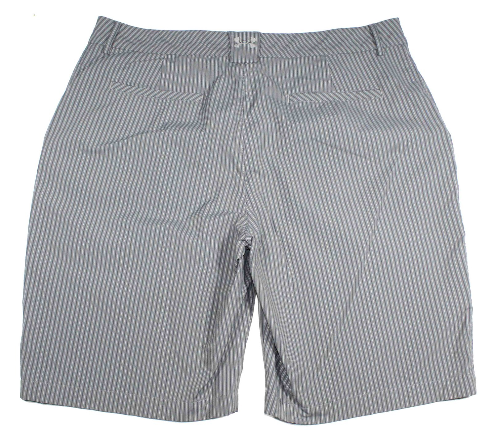 Under Armour Gray Striped Polyester Elastane Perf… - image 2