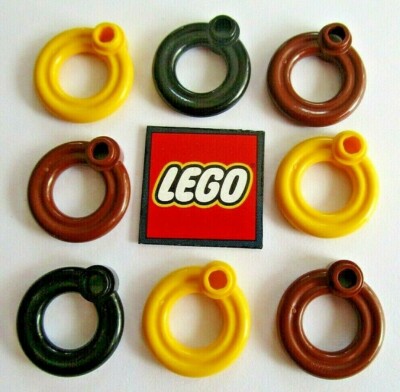 LEGO Rettungsring mit hohlen Noppenstein (8er Pack) - Farbe wählbar - Design 30340