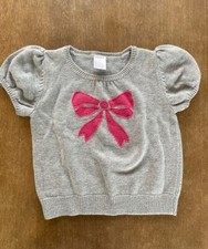 Gymboree Girls Pink Bow Sweater Size 4