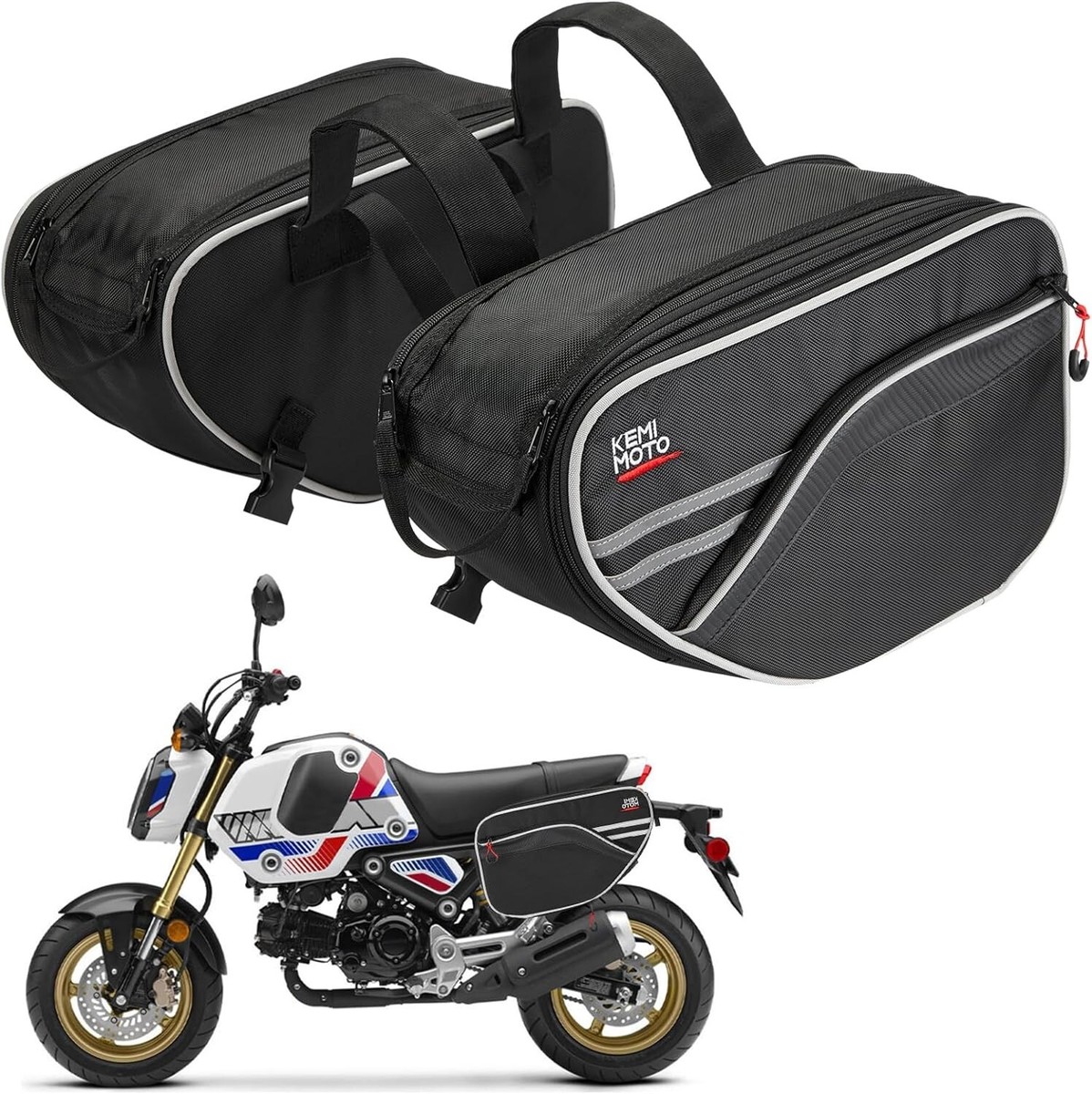 60L Motorcycle Rear Tail Bag & 15L*2 Side Saddlebags Pannier 60L Motorcycle Rear Tail Bag & 15L*2 Side Saddlebags Pannier