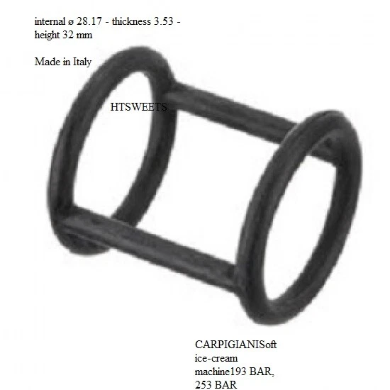 CARPIGIANI ICE CREAM,O-RING FOR PISTON CENTRAL,3786755,IC158130320,193 BAR, 253