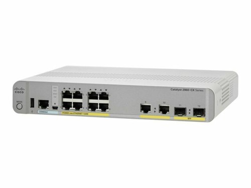 Commutateur Ethernet Cisco Catalyst 2960CX-8PC-L 8 x 1000 Mbit/s - Blanc neuf et dans son emballage d'origine - Photo 1/1