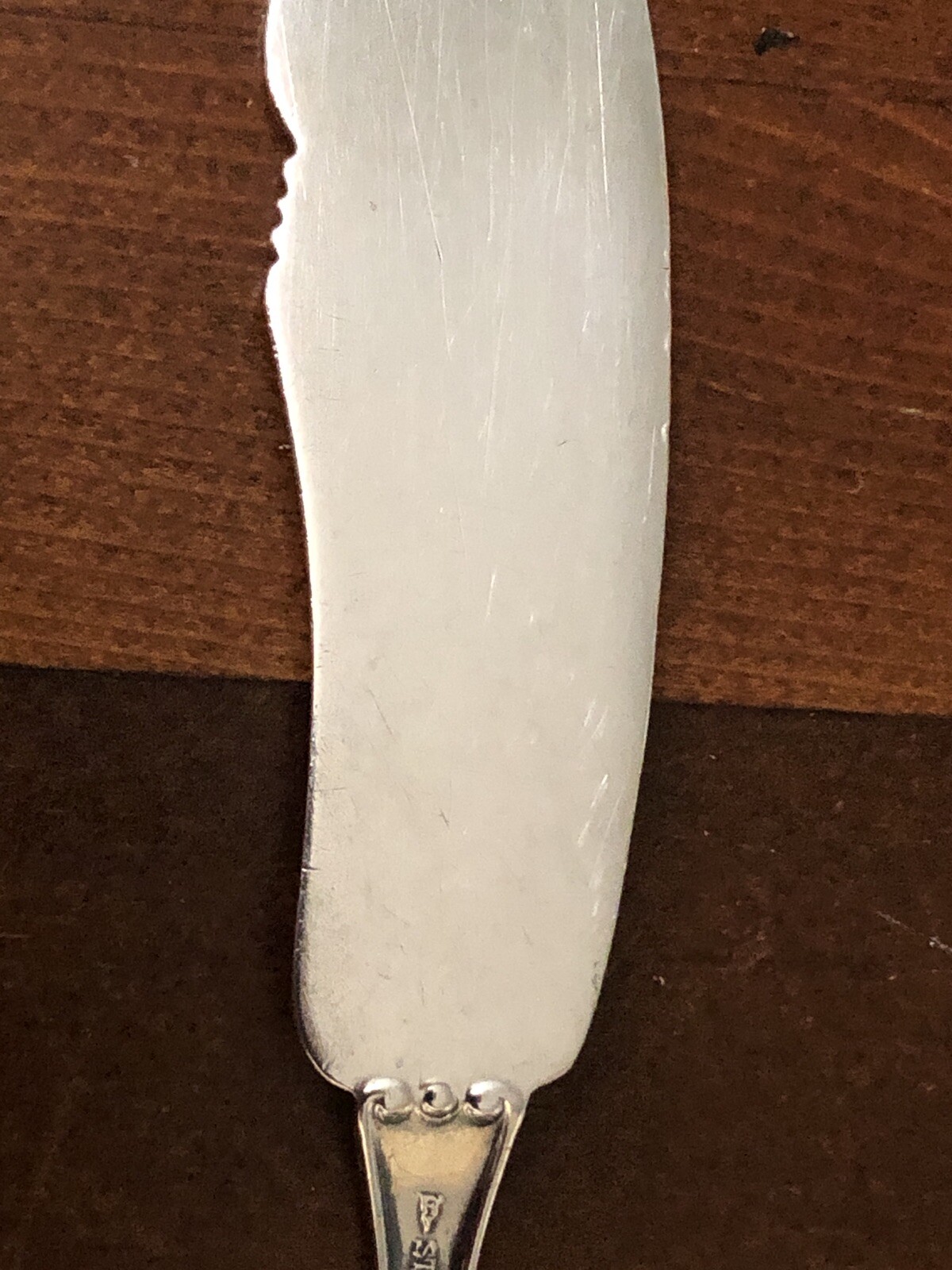 Antique Mechanics Silver Co. Sterling Silver Master Butter Knife Olympia Pattern