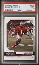 Graded 2024 Panini Instant NIL Quinshon Judkins #QJA Rookie Football Card PSA 9