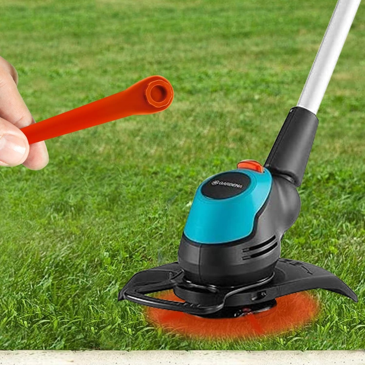 50x Gardena Rasentrimmer Messer Ersatz - Nylon Klingen 70mm