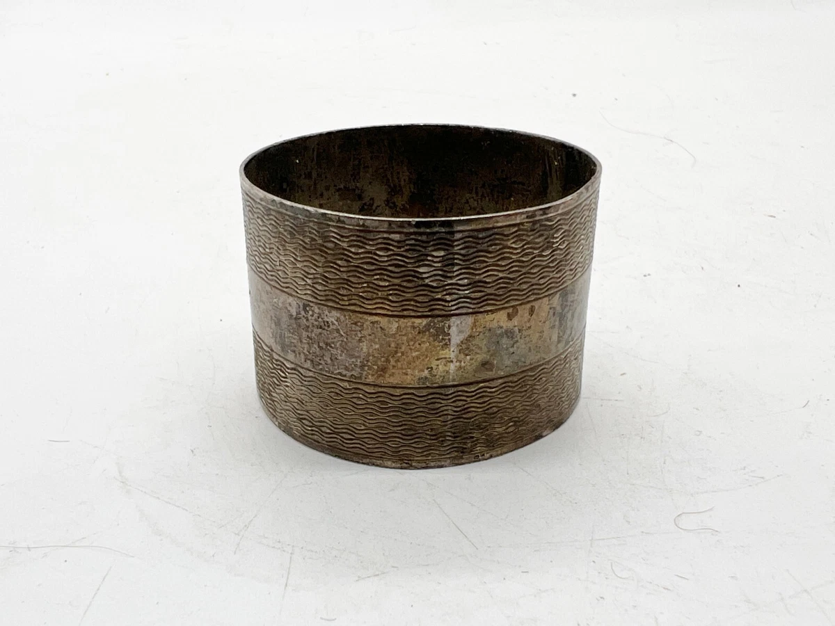 Silver napkin deals rings ebay