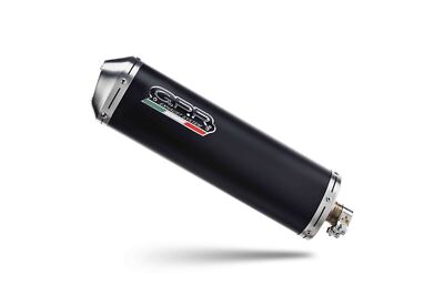 GPR Auspuff EVO4 Road - Zugelassener Sportauspuff Für Kymco Xciting 500 2007-2012, Alu Schwarz, Inkl. DB-Killer