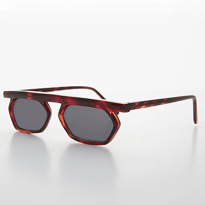 Matrix Neo Style Vintage Steampunk Sunglass Tortoise/Gray Lens - Lestor